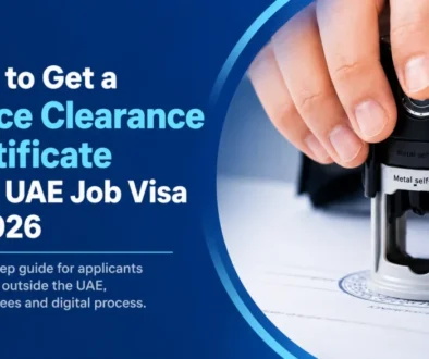 How to get a Police Clearance Certificate (PCC) in the UAE
