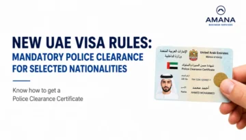 UAE visa PCC requirements 2026, document requirements and application process