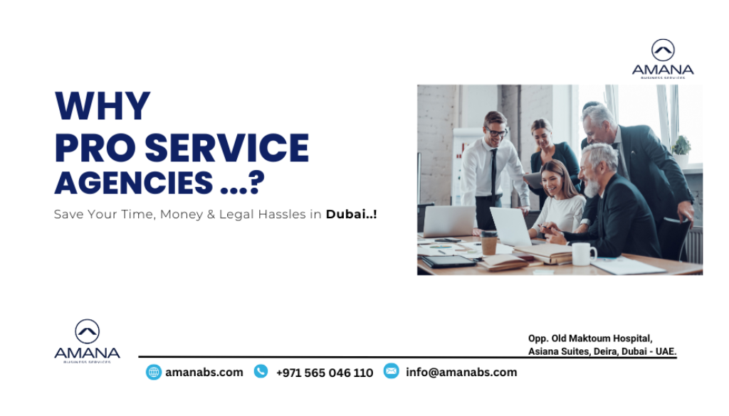 Professional PRO service agency in Dubai assisting with business setup and visa processing