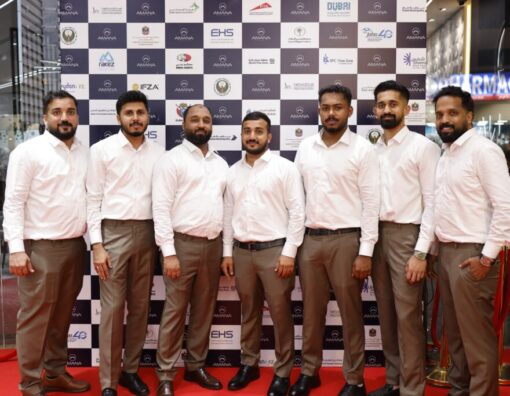 Amana Business Services team at office inauguration in Dubai Amana Business Services office inauguration in Dubai