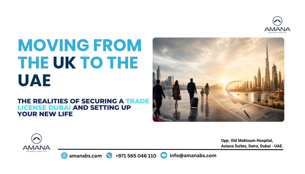 Amana business services professional PRO service assisting with a business license in Dubai