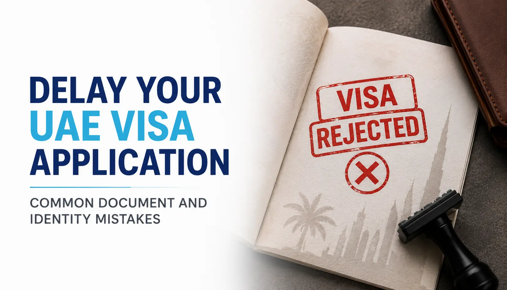 Common UAE visa rejection reasons and document errors