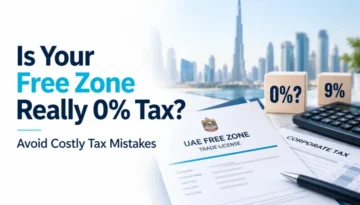 UAE free zone company reviewing corporate tax requirements