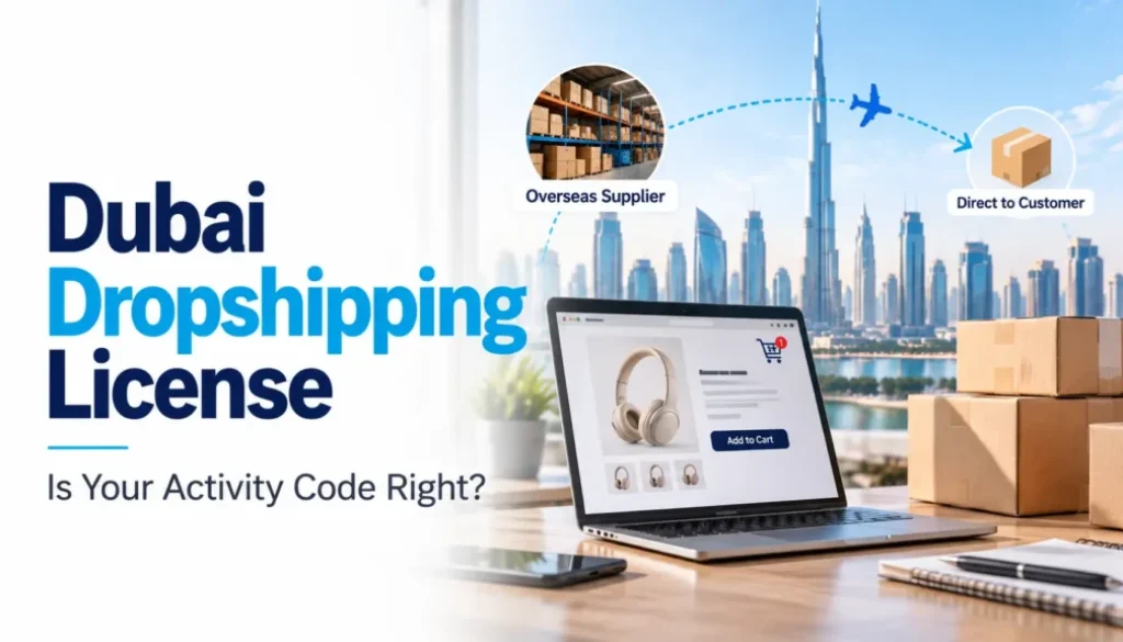Your Dubai e-commerce license should reflect how your business actually fulfills customer orders.