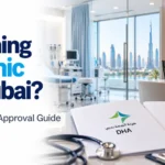 Dubai clinic trade license and healthcare approval documents